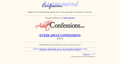 Desktop Screenshot of anonymousconfession.com